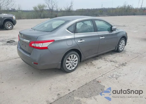 2015 Nissan Sentra S z USA, uszkodzony, nr VIN 3N1AB7AP0FY228410